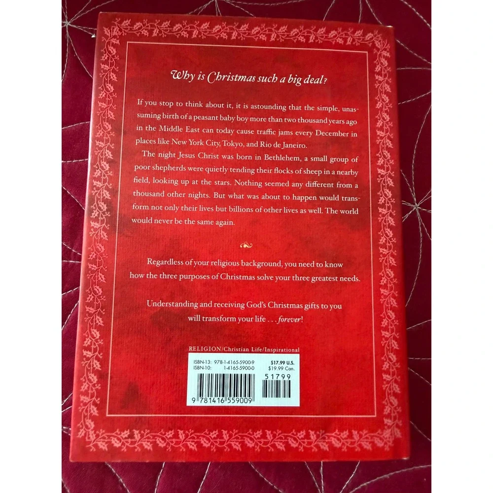 The Purpose of Christmas Rick Warren Hardcover Book 9781416559009 Religion